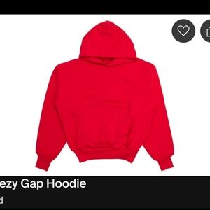 Yeezy Kids Bright Red Hoodie